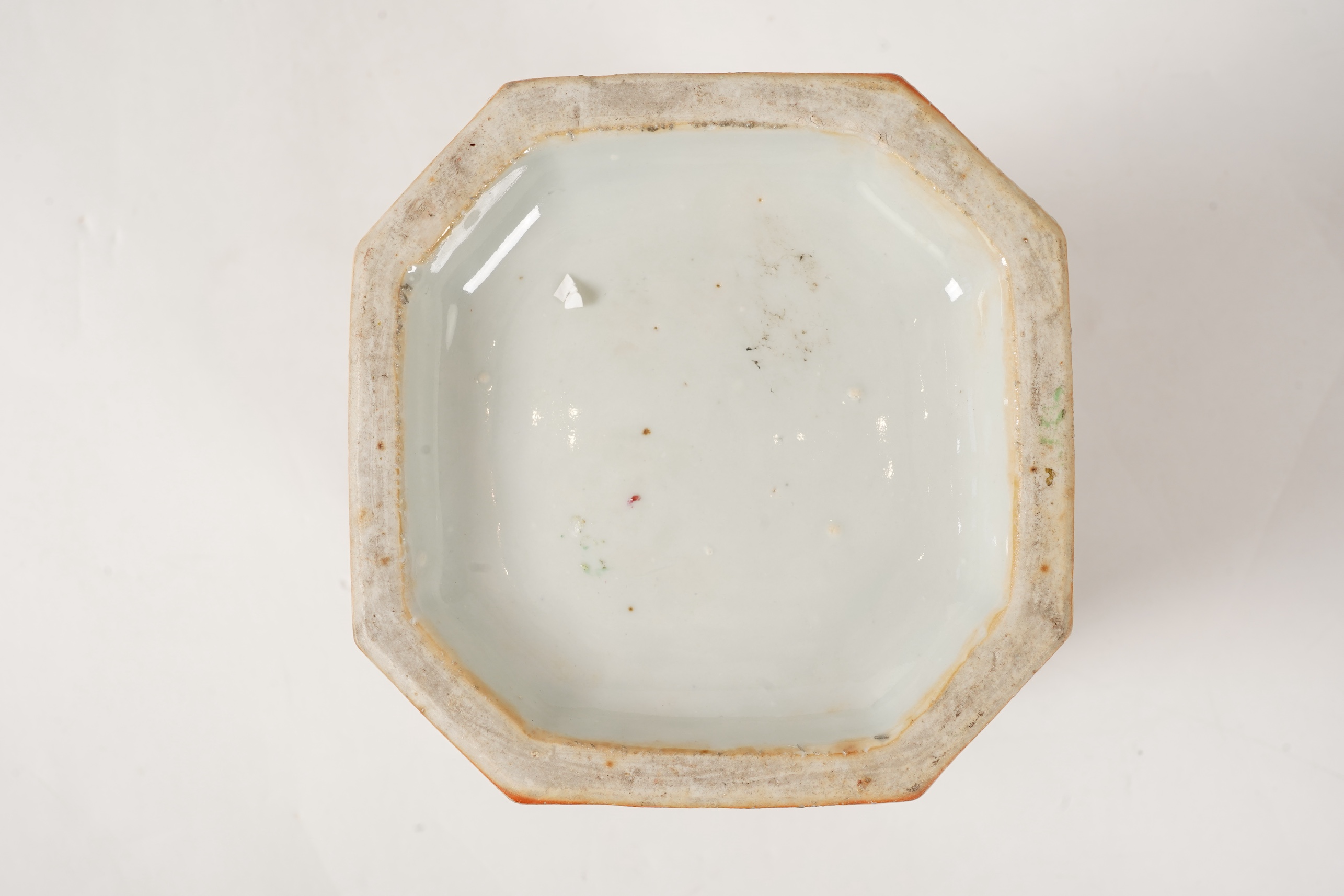 A Chinese famille rose bough pot and cover, Daoguang period (1821-50)